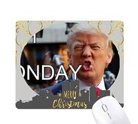 le président américain trump ridicule image la nuit de noël, tapis de souris en caoutchouc