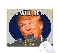 le président américain trump ridicule image la nuit de noël, tapis de souris en caoutchouc