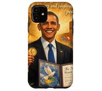 Le président Barack Obama lauréat du Prix Nobel des Droits de l'homme Coque pour iPhone 11