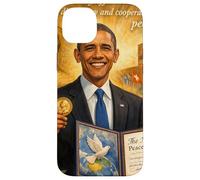 Le président Barack Obama lauréat du Prix Nobel des Droits de l'homme Coque pour iPhone 14 Plus