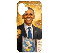 Le président Barack Obama lauréat du Prix Nobel des Droits de l'homme Coque pour iPhone 16