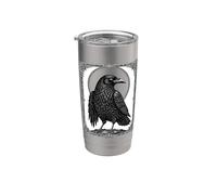 Le président de Malphas The Raven prend la relève Gobelet isotherme en acier inoxydable double paroi