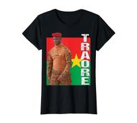 Le président du Burkina Faso, Capitaine Ibrahim Traoré T-Shirt Graphique avec Valeur