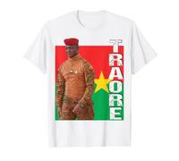Le président du Burkina Faso, Capitaine Ibrahim Traoré T-Shirt Graphique avec Valeur