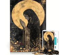 Le Prière de la Déesse Puzzle de 1000 pièces pour Adolescents Jouet cognitif et de Loisirs Doux Assemblage de Motifs Pièce d'art 38x52cm