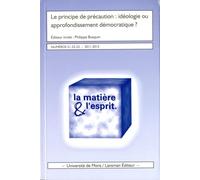 Le principe de precaution - Collectif - Lansman Eds - broché - Livre