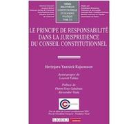 Le principe de responsabilité dans la jurisprudence du Conseil constitutionnel Herinjara Yannick Rajaonson (Auteur)