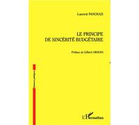 Le principe de sincérité budgétaire - Laurent Pancrazi - L'harmattan - broché - Etude