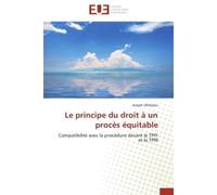 Le principe du droit à un procès équitable Compatibilité avec la procédure devant le TPIY et le TPIR - Joseph Ufiteyezu - Universitaires Europeennes - broché - Etude