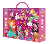 Le principesse. Mega box arts & crafts. Ediz. a colori. Con 4 fondali. Con 6 modelli 3D
