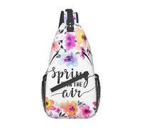 Le Printemps est dans Le Sac à bandoulière Air Giraffes, Sac à bandoulière pour Hommes et Femmes, utilisé pour Les Loisirs et Les Voyages