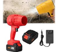 Le Pro Souffleur sans Fil Ultra-Puissant, Souffleur Pro Avis, Turbojet Pros Souffleurs, Portable pour Jardin L'Entretien De La Pelouse,du Patio (Rouge)