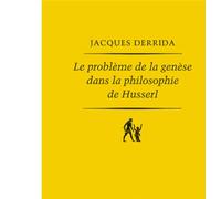 Le problème de la genèse dans la philosophie de Husserl