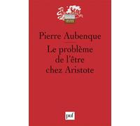 Le problème de l'être chez Aristote