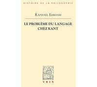 Le problème du langage chez Kant