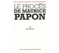 Le Procès de Maurice Papon - tome 2 9 janvier - 2 avril 1998 - Anonyme - Albin Michel - broché - Livre