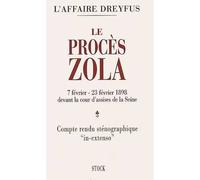 Collectif – Le Procès de Zola : Devant la cour d'assises de la Seine – Récit – broché
