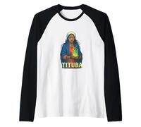 Le procès des sorcières de Tituba Salem, légende Folklorique, Design Effrayant Manche Raglan
