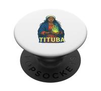 Le procès des sorcières de Tituba Salem, légende Folklorique, Design Effrayant PopSockets PopGrip Adhésif