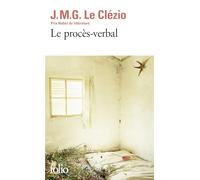 Le Procès-verbal Jean-Marie Gustave Le Clézio (Auteur)
