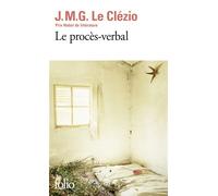 Le Procès-verbal - Jean-Marie Gustave Le Clézio - Gallimard - Poche - Roman