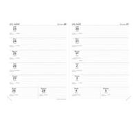 Quo Vadis Recharge agenda enseignant Le Professeur Semainier horizontal Français 2026-2027 21x27 cm