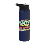 Le professeur le plus doué que le monde ait jamais connu Un professeur drôle Stainless Steel Insulated Water Bottle