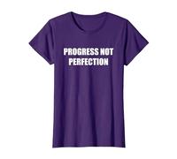 Le progrès, Pas la Perfection T-Shirt, Femme, Violet, XXL