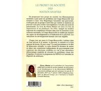 Le projet de société des Matsouanistes - Pierre Mantot - L'harmattan - broché - Etude
