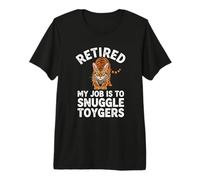 Le propriétaire d'un Toyger a Pris sa Retraite. Mon Travail consiste à blottir Un Amoureux des Chats avec Humour T-Shirt Haut de Gamme