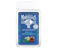 LE PTI MARSEILLAIS - Gel Douche Hydratant et Rafraîchissant, Pin Bio et Criste Marine (250mL) - Le lot de 4