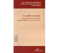 Le Public En Action - Usages Et Limites De La Notion D'espace Public En Sciences Sociales