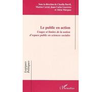 Le public en action Usages et limites de la notion d'espace public en sciences sociales - C. Barril - L'harmattan - broché - Etude