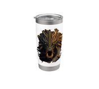 Le puissant dragon fantastique se réveille Gobelet isotherme en acier inoxydable double paroi