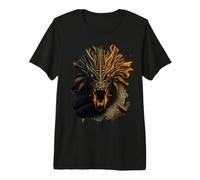 Le Puissant Dragon Fantastique se réveille T-Shirt Haut de Gamme