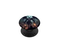 Le Puissant Roi démon et Son règne des ténèbres PopSockets PopGrip Adhésif