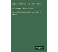 Le puits de Deir el Bahari: Notice sur les récentes découvertes faites en Égypte