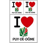 le Puy-de-Dôme (1fois 10cm / 2 fois 5cm) - Sticker/autocollant
