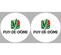 le Puy-de-Dôme (2fois 10cm) - Sticker/autocollant