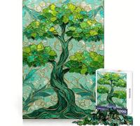 Le Puzzle Arbre de Feuillage de 1000 pièces pour Adultes Un pour renforcer Les Liens se ressourcer et Passer Un Moment Serein Qualité supérieure Idéal pour Les fêtes de Fin d'année