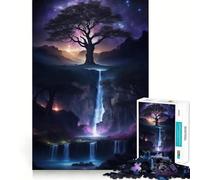 Le Puzzle Arbre de Vie pour Adultes, 1000 pièces, Jeu de réflexion Stimulant, apaisement de l'esprit, Collection d'œuvres d'art aux Contours Nets 38x26cm