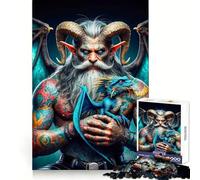 Le Puzzle Argus Giant Chronicles pour Adolescents, 1000 pièces, Jouet Intelligent et apaisant, découpe Lisse, Cadeau Exceptionnel 38x26cm