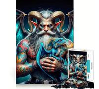 Le Puzzle Argus Giant Chronicles pour Adolescents 1000 pièces, Un Jeu d'entraînement cérébral Simple et Amusant, Un Cadeau précieux 38x52cm