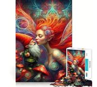 Le Puzzle Baiser d'enchanteresse pour Adolescents,1000 pièces,Jeu de réflexion découpé au Laser pour Un Assemblage Parfait,Exercice Mental Calme à Faire à la Maison (38x52cm)