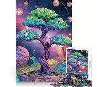 Le Puzzle Cosmic Bonsai de 1000 pièces pour Adolescents, Un Jeu Stimulant pour l'esprit, Un Passe-Temps Calme, Une découpe précise, Un Joli Cadeau 38x52cm