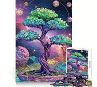 Le Puzzle Cosmic Bonsai pour Adolescents, 1000 pièces, améliore la mémoire, Calme et Amusant, Bords précis, Cadeau Artistique 50x75cm