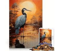 Le Puzzle de 1000 pièces LA Cigogne Marabou pour Adolescents Jeu Intelligent et Relaxant Assemblage du Motif Liste de souhaits du Père Noël 50x75cm