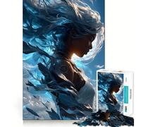 Le Puzzle de 1000 pièces La Déesse du Vent pour Adolescents Un Jeu de mémoire Relaxant et Amusant à Assembler, pour Une Belle Surprise 38x52cm