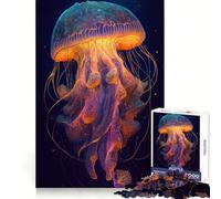 Le Puzzle de 1000 pièces La méduse mystérieuse pour Adolescents Jeu de logique et de Sens, Divertissement paisible, Bords Lisses, Cadeau créatif 38x52cm