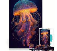Le Puzzle de 1000 pièces La méduse mystérieuse pour Adultes Jeu de réflexion et de détente Découpe Parfaite Cadeau mémorable 38x26cm